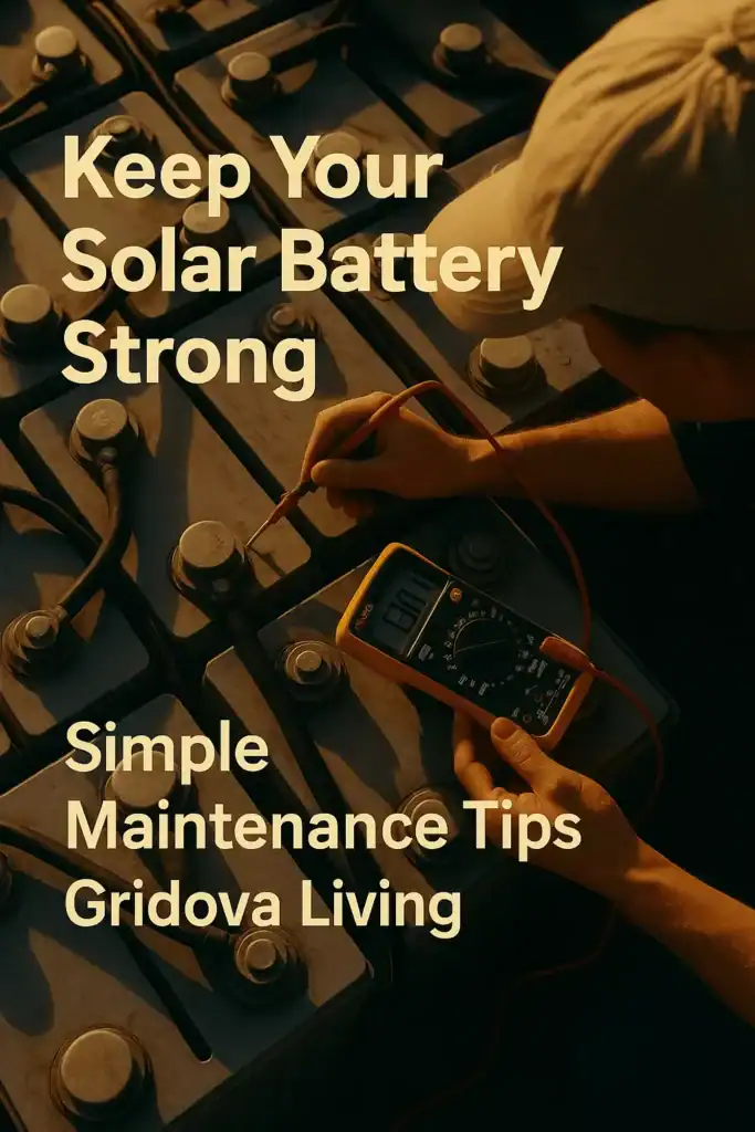 Battery Maintenance 101 — Keep Your Solar Power Strong for Years