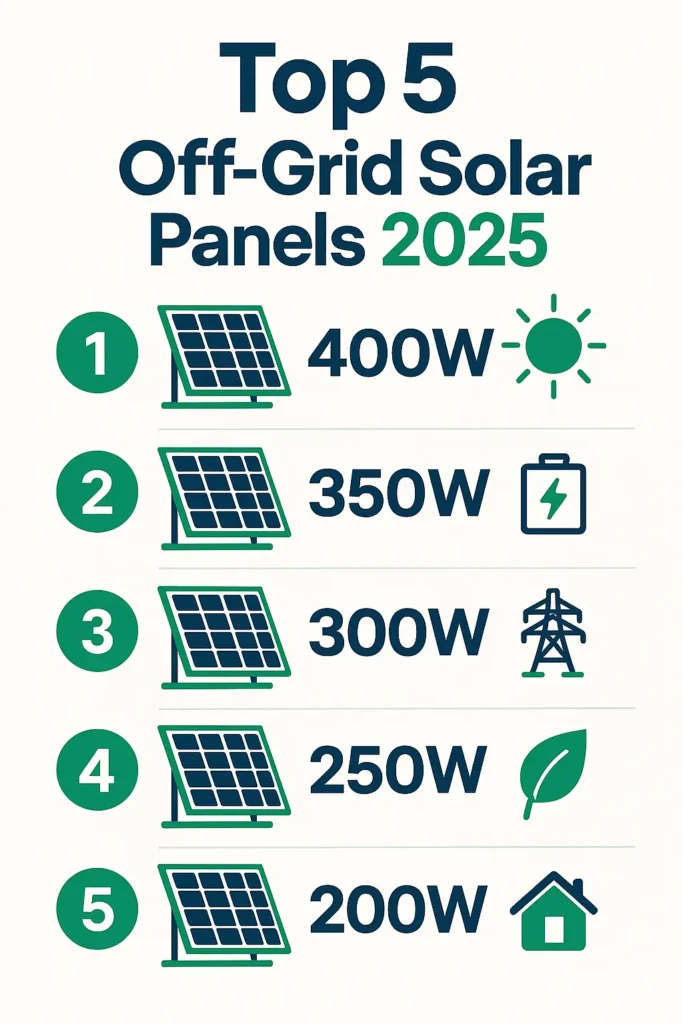 7 Best Off-Grid Solar Panels (Tested 2025—Budget to Premium)