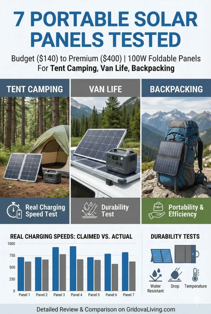 Best Camping Solar Panels 2025: 7 Tested Over 6 Months