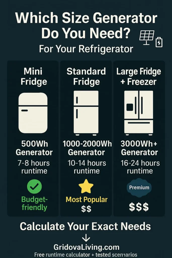 How Long Will a Solar Generator Run a Refrigerator? (Runtime Calculator)