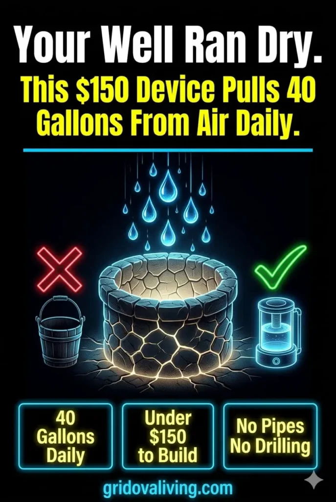 YOUR WELL JUST RAN DRY. NOW WHAT?